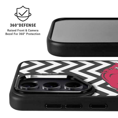 University of Arkansas-Fayetteville Chevron Print Galaxy S26 Kickstand Case