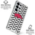 University of Arkansas-Fayetteville Chevron Print Galaxy S26 Ultra Clear Case