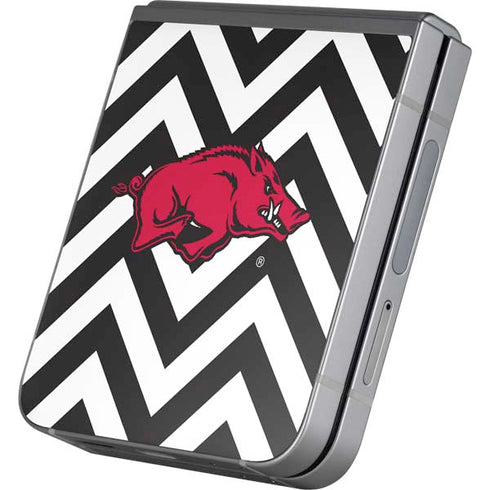 University of Arkansas-Fayetteville Chevron Print Galaxy Z Flip6 Skin