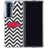 University of Arkansas-Fayetteville Chevron Print Galaxy Z Fold6 Clear Case