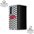 University of Arkansas-Fayetteville Chevron Print Galaxy Z Fold6 Clear Case