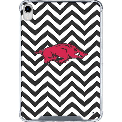University of Arkansas-Fayetteville Chevron Print iPad 11th Gen (2025) Clear Case