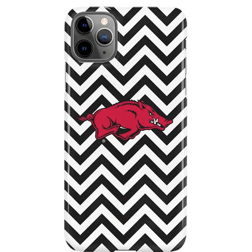 University of Arkansas-Fayetteville Chevron Print iPhone Cases