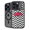 University of Arkansas-Fayetteville Chevron Print iPhone 13 Pro Kickstand Case