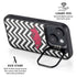 University of Arkansas-Fayetteville Chevron Print iPhone 14 Kickstand Case