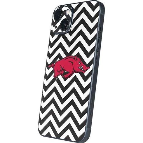 University of Arkansas-Fayetteville Chevron Print iPhone Skins