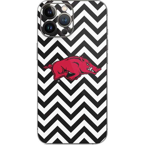 University of Arkansas-Fayetteville Chevron Print iPhone 15 Pro Max Skin