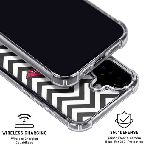 University of Arkansas-Fayetteville Chevron Print iPhone 16 Plus MagSafe Case