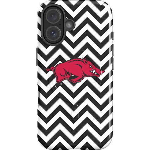 University of Arkansas-Fayetteville Chevron Print iPhone 16 Plus Magsafe Impact Case