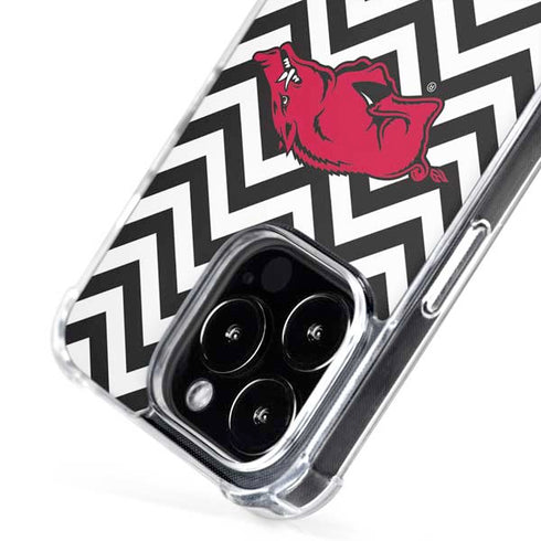 University of Arkansas-Fayetteville Chevron Print iPhone 16 Pro MagSafe Case