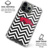 University of Arkansas-Fayetteville Chevron Print iPhone 16 Pro Max Clear Case