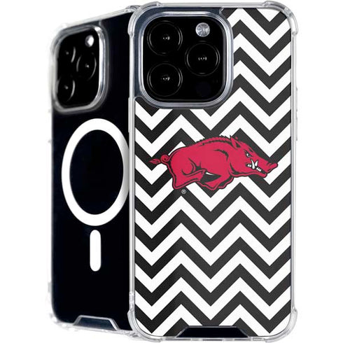 University of Arkansas-Fayetteville Chevron Print iPhone 16 Pro Max MagSafe Case