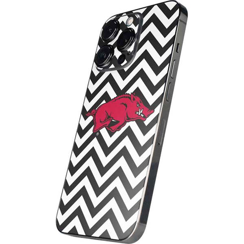 University of Arkansas-Fayetteville Chevron Print iPhone 16 Pro Max Skin