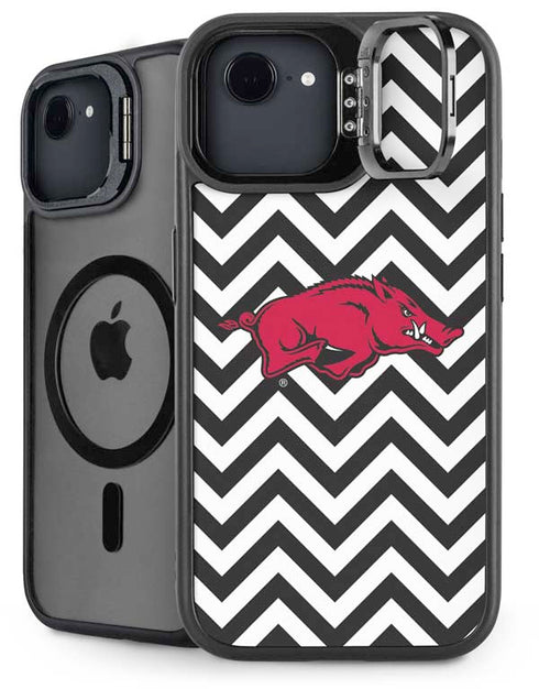 University of Arkansas-Fayetteville Chevron Print iPhone 16e Kickstand Case