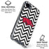 University of Arkansas-Fayetteville Chevron Print iPhone 16e Clear Case