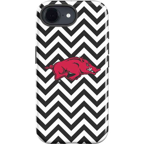 University of Arkansas-Fayetteville Chevron Print iPhone 16e Impact Case