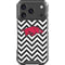 University of Arkansas-Fayetteville Chevron Print iPhone 18 Pro Clear Case