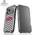 University of Arkansas-Fayetteville Chevron Print iPhone 18 Pro Clear Case