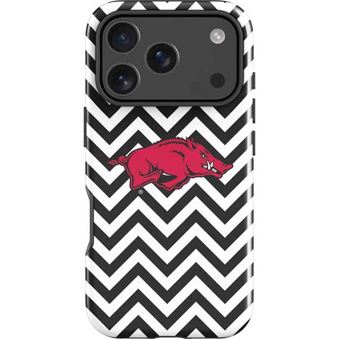 University of Arkansas-Fayetteville Chevron Print iPhone 18 Pro Max Impact Case