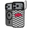 University of Arkansas-Fayetteville Chevron Print iPhone 18 Pro Max Kickstand Case