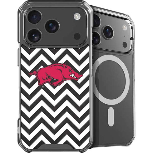 University of Arkansas-Fayetteville Chevron Print iPhone 18 Pro Max MagSafe Case