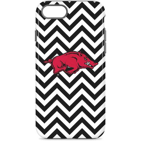 University of Arkansas-Fayetteville Chevron Print iPhone Cases