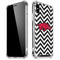 University of Arkansas-Fayetteville Chevron Print iPhone X/XS Clear Case