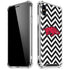 University of Arkansas-Fayetteville Chevron Print iPhone X/XS Clear Case