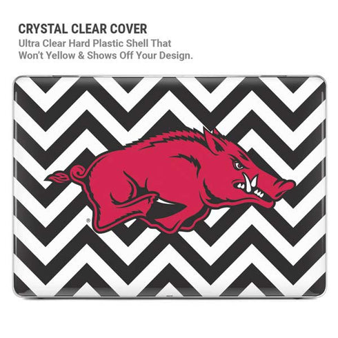 University of Arkansas-Fayetteville Chevron Print MacBook Pro 14in (2021-24) Case plus Skin
