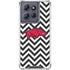 University of Arkansas-Fayetteville Chevron Print Moto G 5G (2025) Clear Case