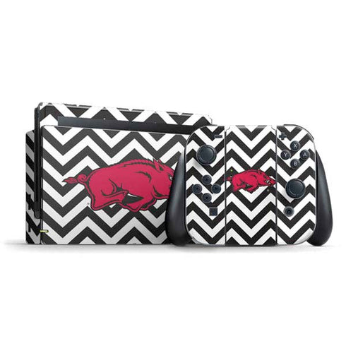 University of Arkansas-Fayetteville Chevron Print Nintendo Skins