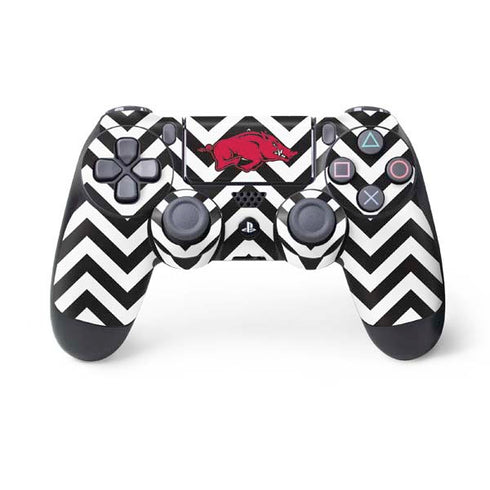 University of Arkansas-Fayetteville Chevron Print PlayStation PS4 Skins
