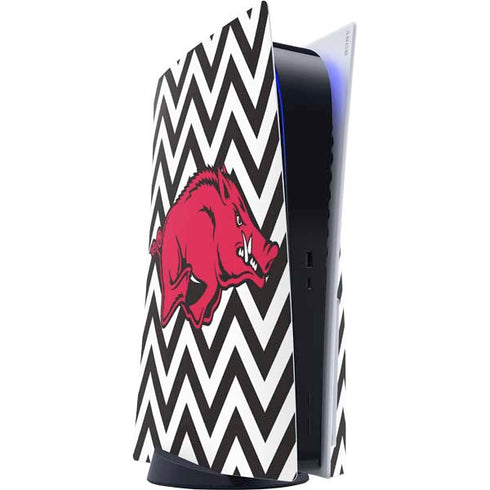 University of Arkansas-Fayetteville Chevron Print PlayStation PS5 Skins