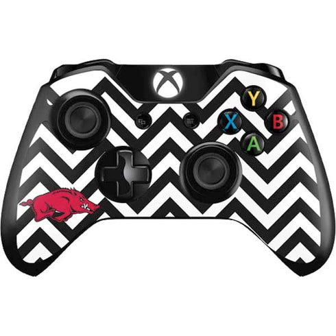 University of Arkansas-Fayetteville Chevron Print Xbox One Skins