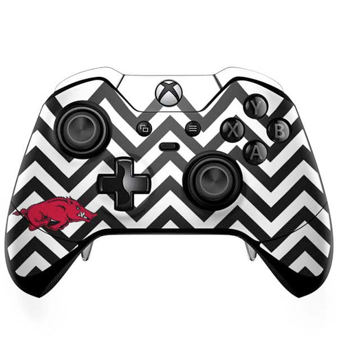 University of Arkansas-Fayetteville Chevron Print Xbox One Skins