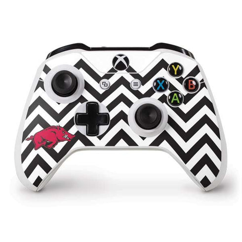 University of Arkansas-Fayetteville Chevron Print Xbox One Skins