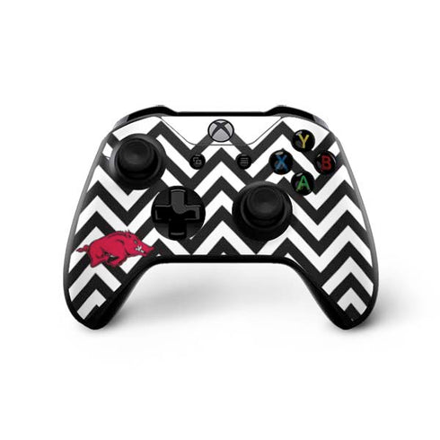 University of Arkansas-Fayetteville Chevron Print Xbox One Skins