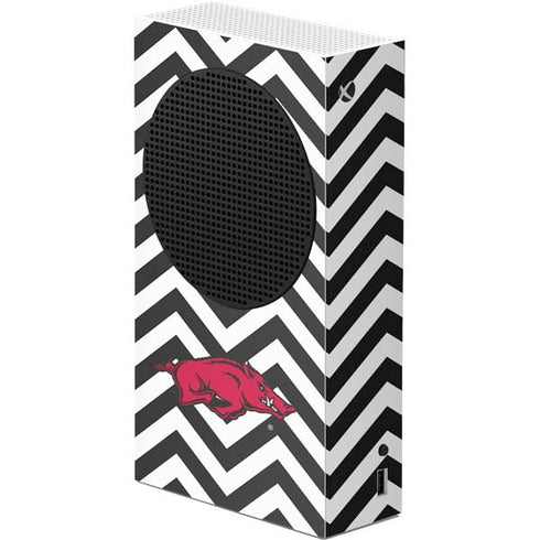 University of Arkansas-Fayetteville Chevron Print Xbox Series S Skins