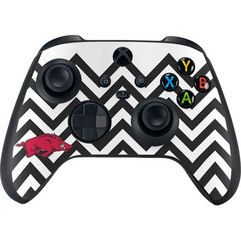 University of Arkansas-Fayetteville Chevron Print Xbox Series X Bundle Skin
