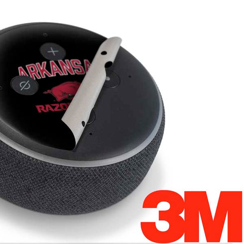 University of Arkansas-Fayetteville Razorbacks Black Amazon Echo Dot Skin