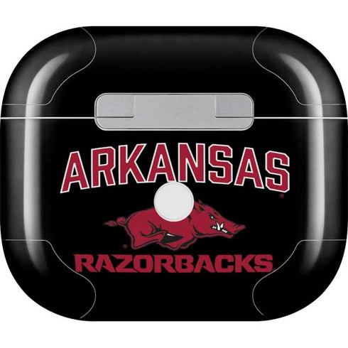 University of Arkansas-Fayetteville Razorbacks Black Apple AirPods (3rd Gen 2021) Skin