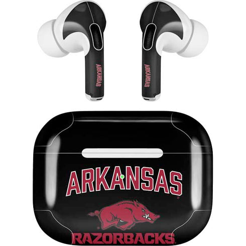 University of Arkansas-Fayetteville Razorbacks Black Apple AirPods Pro Skin