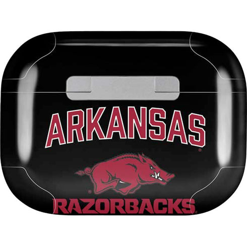 University of Arkansas-Fayetteville Razorbacks Black Apple AirPods Pro Skin