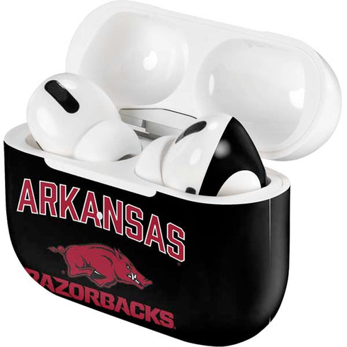 University of Arkansas-Fayetteville Razorbacks Black Apple AirPods Pro Skin