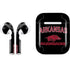 University of Arkansas-Fayetteville Razorbacks Black Apple AirPods Skin