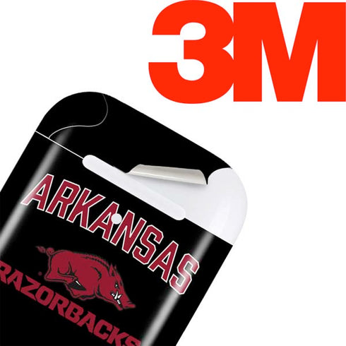 University of Arkansas-Fayetteville Razorbacks Black Apple AirPods Skin