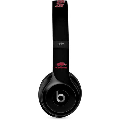 University of Arkansas-Fayetteville Razorbacks Black Beats Solo 2 Wired Skin