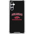 University of Arkansas-Fayetteville Razorbacks Black Gabb Phone 4 Clear Case