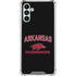 University of Arkansas-Fayetteville Razorbacks Black Galaxy A13 5G Clear Case