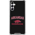 University of Arkansas-Fayetteville Razorbacks Black Galaxy A14 5G Clear Case